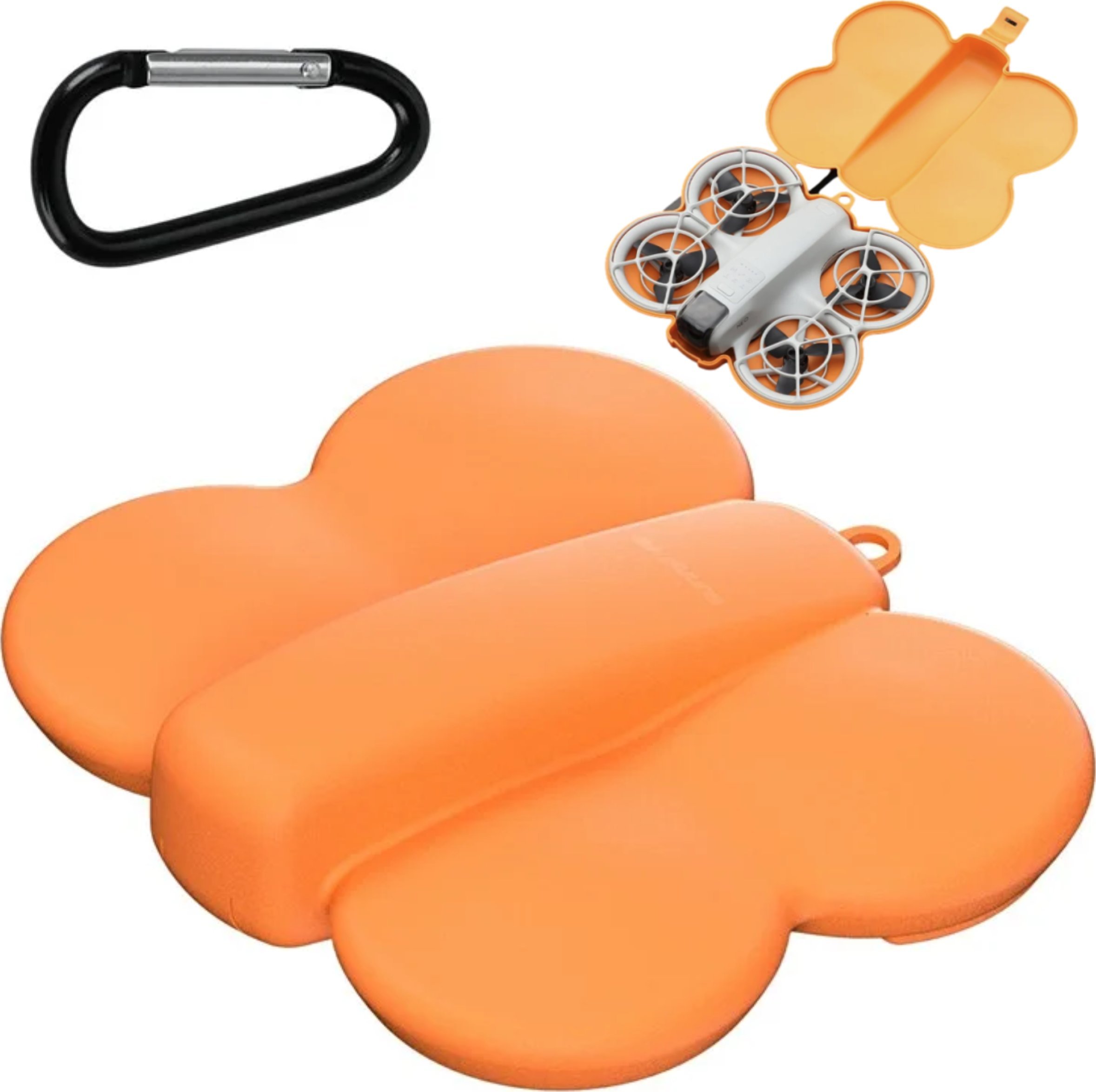 TORBA ETUI HARD CASE FUTERAŁ DOPASOWANY SUNNYLIFE DO DRONA DJI NEO (POMARAŃCZOWE)