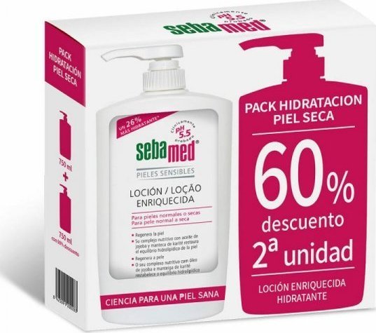 Sebamed Balsam do Ciała Sebamed Sucha Skóra Skóra wrażliwa 2 x 750 ml Regeneruje