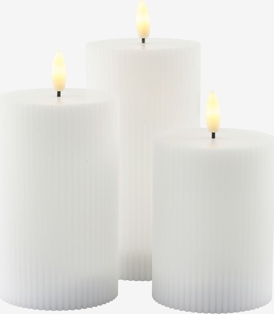 Lampki choinkowe GTV Sirius Home 80252, White, 3 lamp(s), LED, AC, 7.5 cm, 3 pc(s)