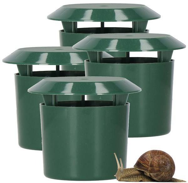 Pułapka na ślimaki 4 szt. wabik łapacz na szkodniki UNIWERSALNY