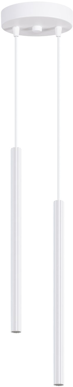 Lampa wisząca Sollux Lighting Lampa Wisząca Arche 2P Biała G9 8Ww