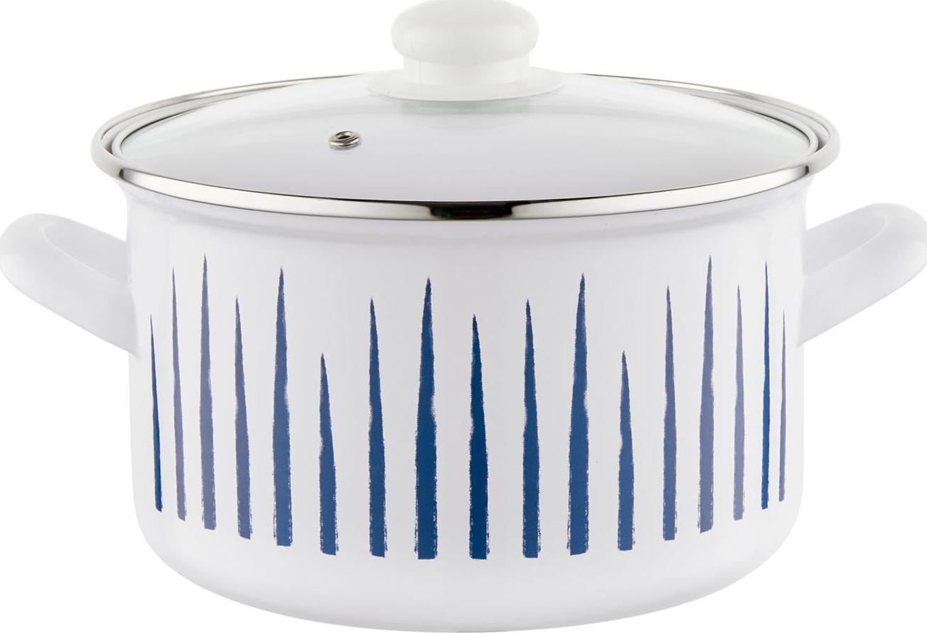 Emalia Pleszew Garnek emaliowany Emalia Polska Pleszew Hamptons 20 cm 3,7 l