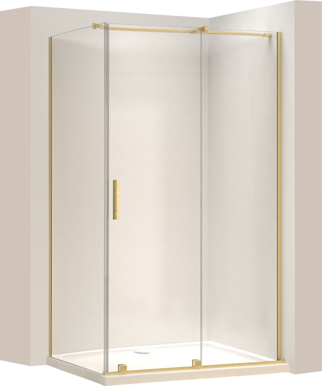 Rea Kabina Prysznicowa REA Montana Złota Szczotkowana 120x90