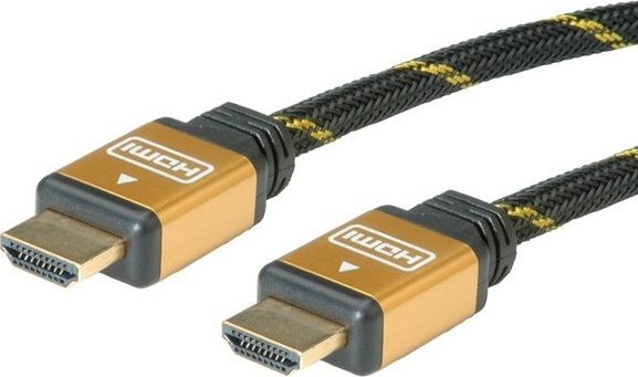 Kabel Roline HDMI - HDMI 7.5m złoty