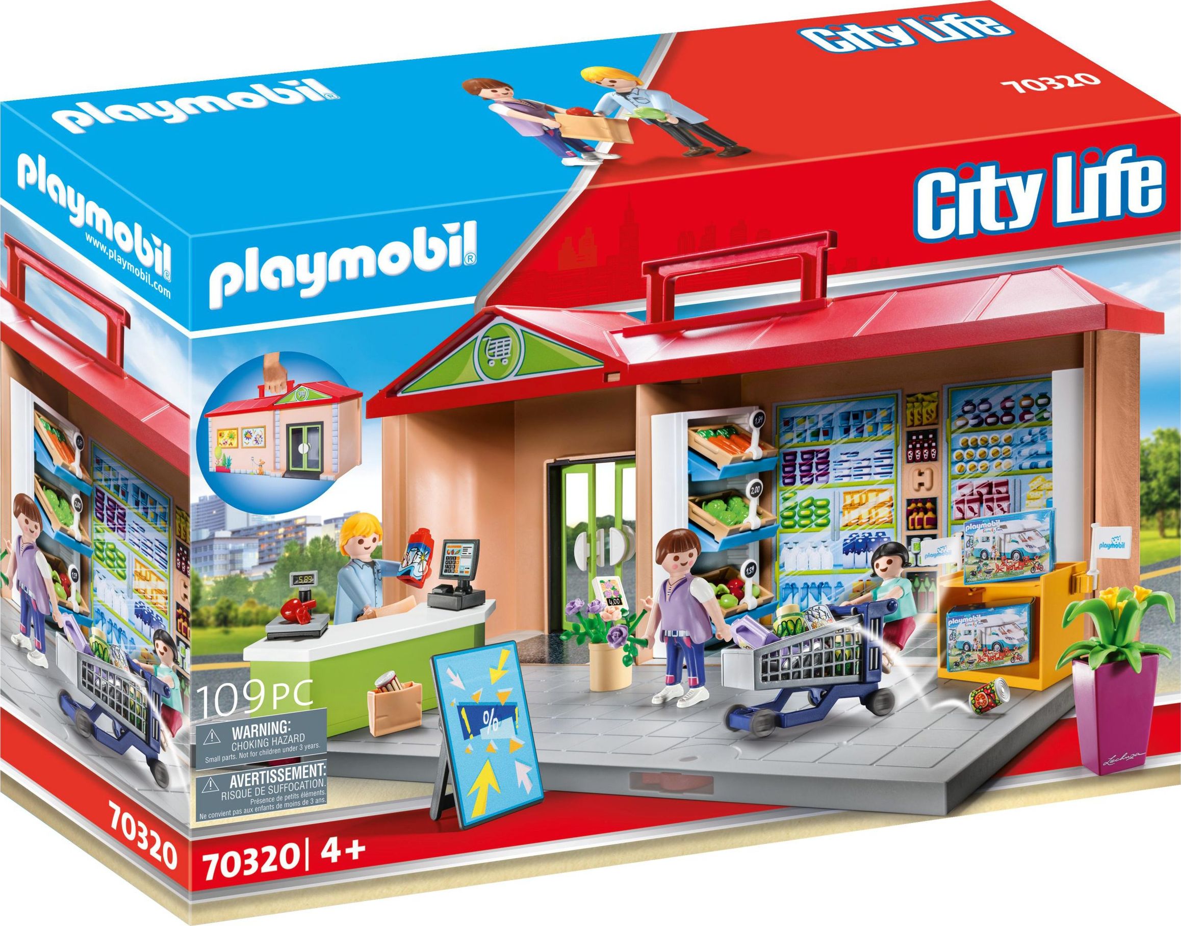 Playmobil Przenośny sklep z warzywami (70320)