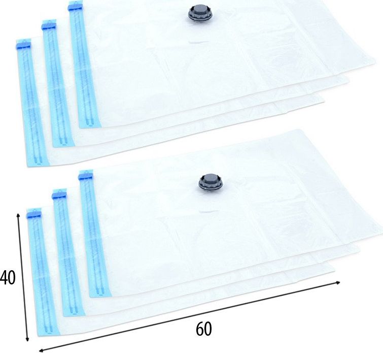 Orion 6x Worek próżniowy na ubrania pościel 40x60 uniwersalny