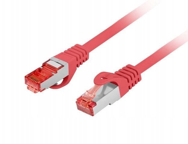 Patchcord Lanberg S/FTP kat.6 3m LSZH CU fluke passed czerwony