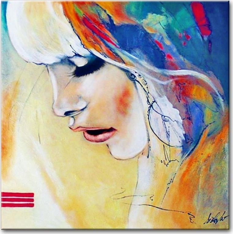 GO-BI Obraz "Inne" ręcznie malowany 100x100cm