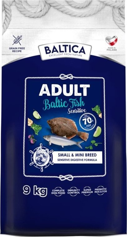 Baltica BALTICA - Karma z rybami bałtyckimi 9kg dla psów małych ras