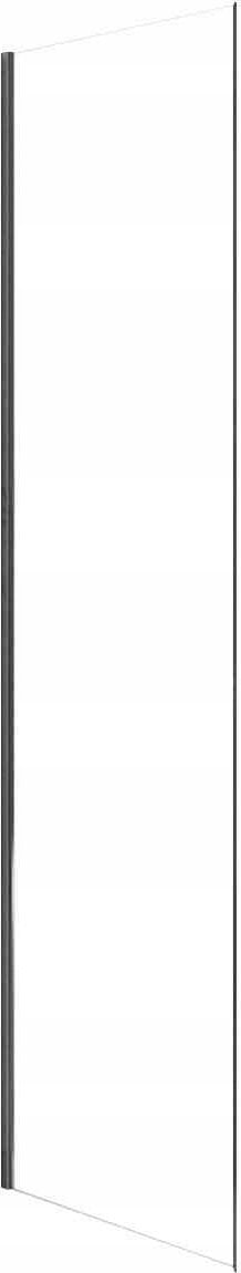 REA-K5608 / REA / RAPID / ŚCIANKA 80 PROFIL CHROM SZKŁO TRANSPARENT /