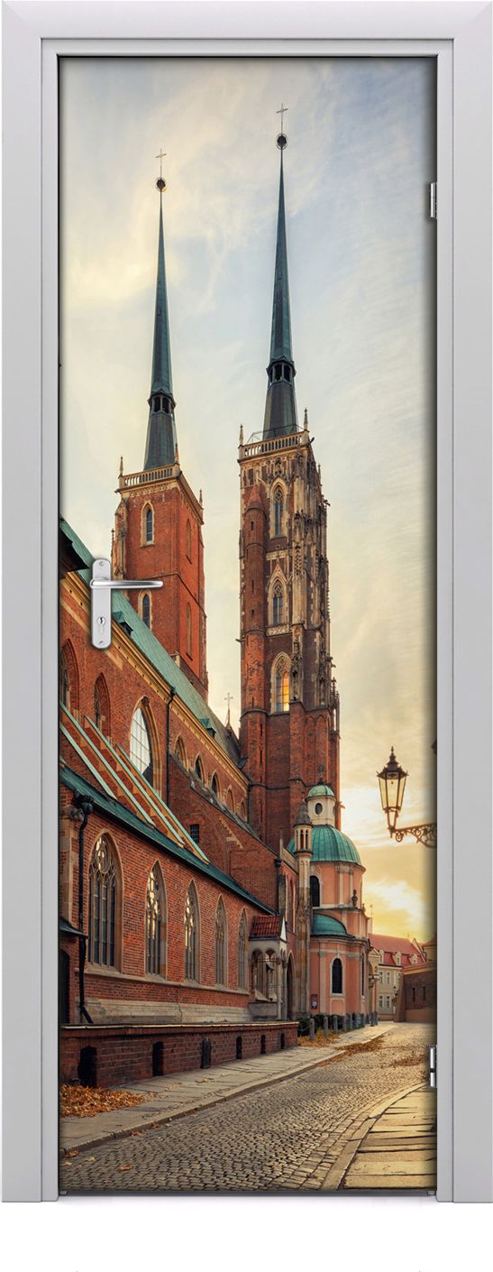 Tulup Fototapeta samoprzylepna na drzwi 75 x 205 cm Wrocław Polska