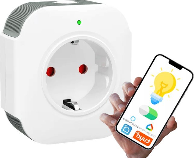 Spreest INTELIGENTNE GNIAZDKO WiFi SMART TUYA WATOMIERZ PROGRAMATOR TIMER