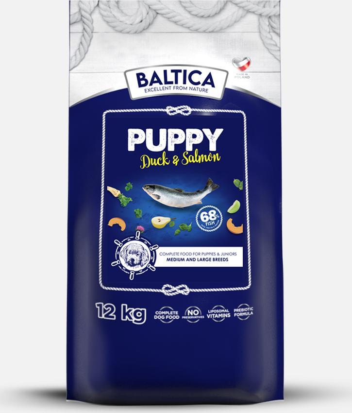 Baltica Karma dla szczeniaka Puppy Duck & Salmon duże i średnie rasy 12 kg