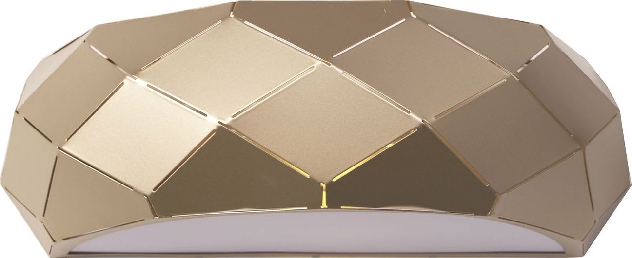 Kinkiet Italux Lampa ścienna nowoczesna złota Italux HARLEY MBM-3480/1B GD