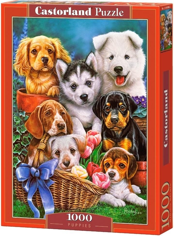 Castorland 1000 elementów Szczeniaki