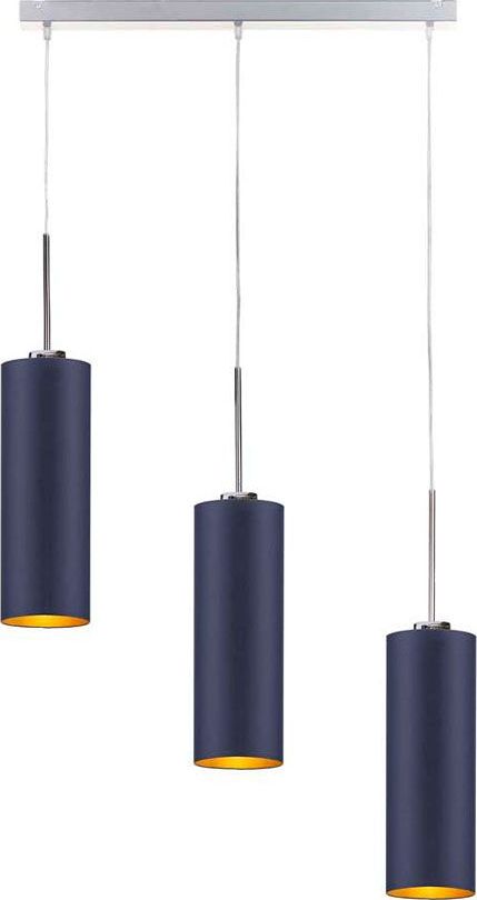 Lampa wisząca Lumes Lampa wisząca z regulacją na chromowanym stelażu - EX392-Bornela - 5 kolorów Biały