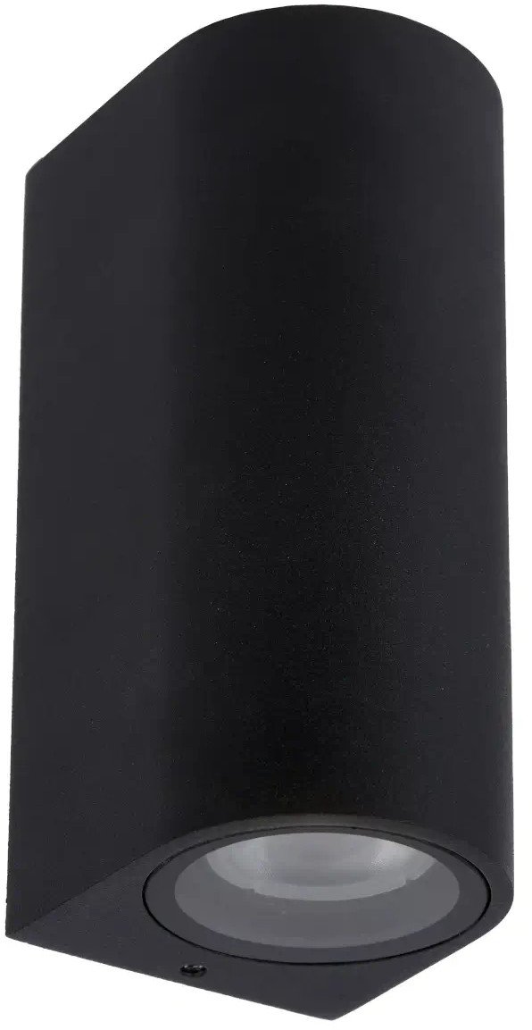 Lucide Tubka ścienna ogrodowa ZARO 69801/02/30 IP44 metalowa czarna