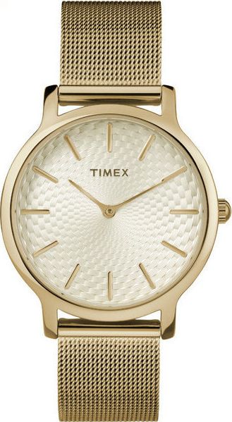 Zegarek Timex TW2R36100 Metropolitan Gold damski