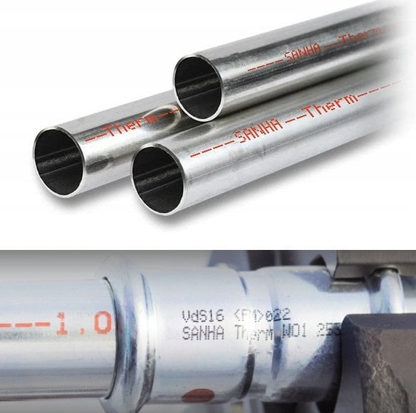 SANHA SANHA-Therm Rura ocynkowana w sztangach po 6 m 35x1,5