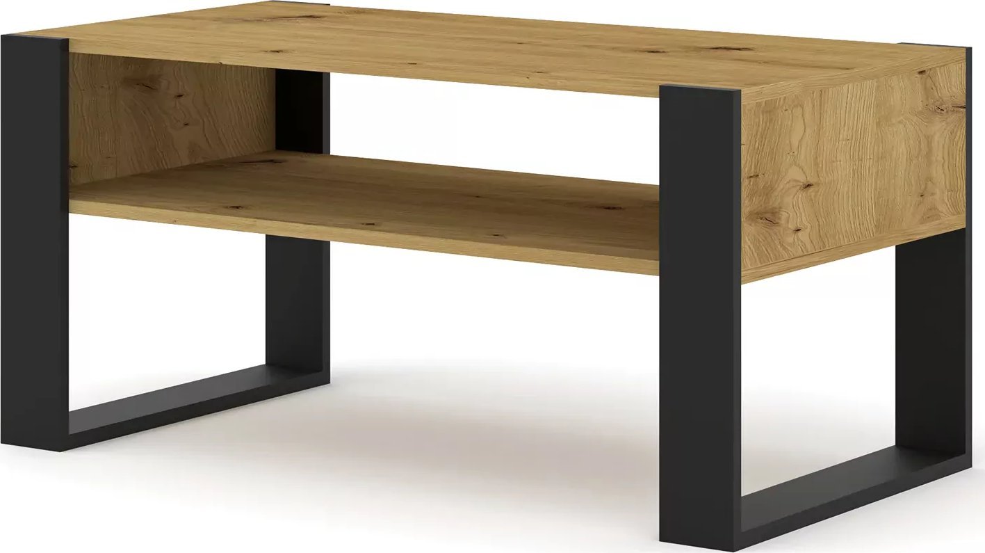 Elior Prostokątna ława dąb artisan - Birma 10X