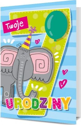 Pan Dragon KARNET B6 "Twoje 7 Urodziny"