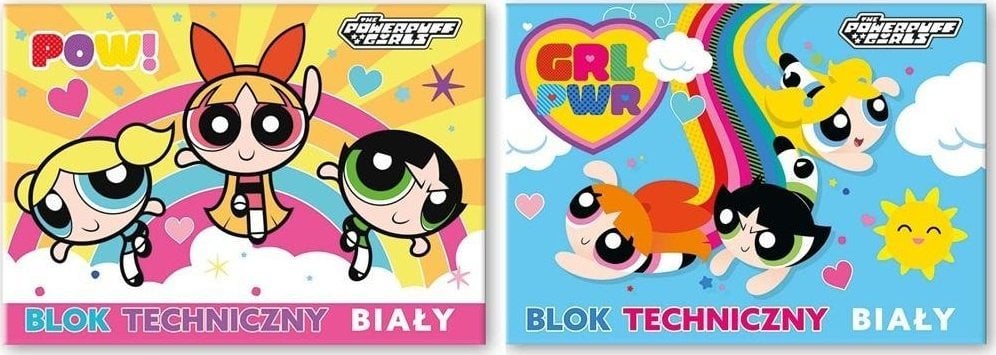 Blok techniczny A4/10K biały Atomówki