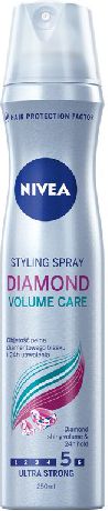 Nivea Hair Care Styling Lakier do włosów Diamond Volume Care ultra mocny 250 ml