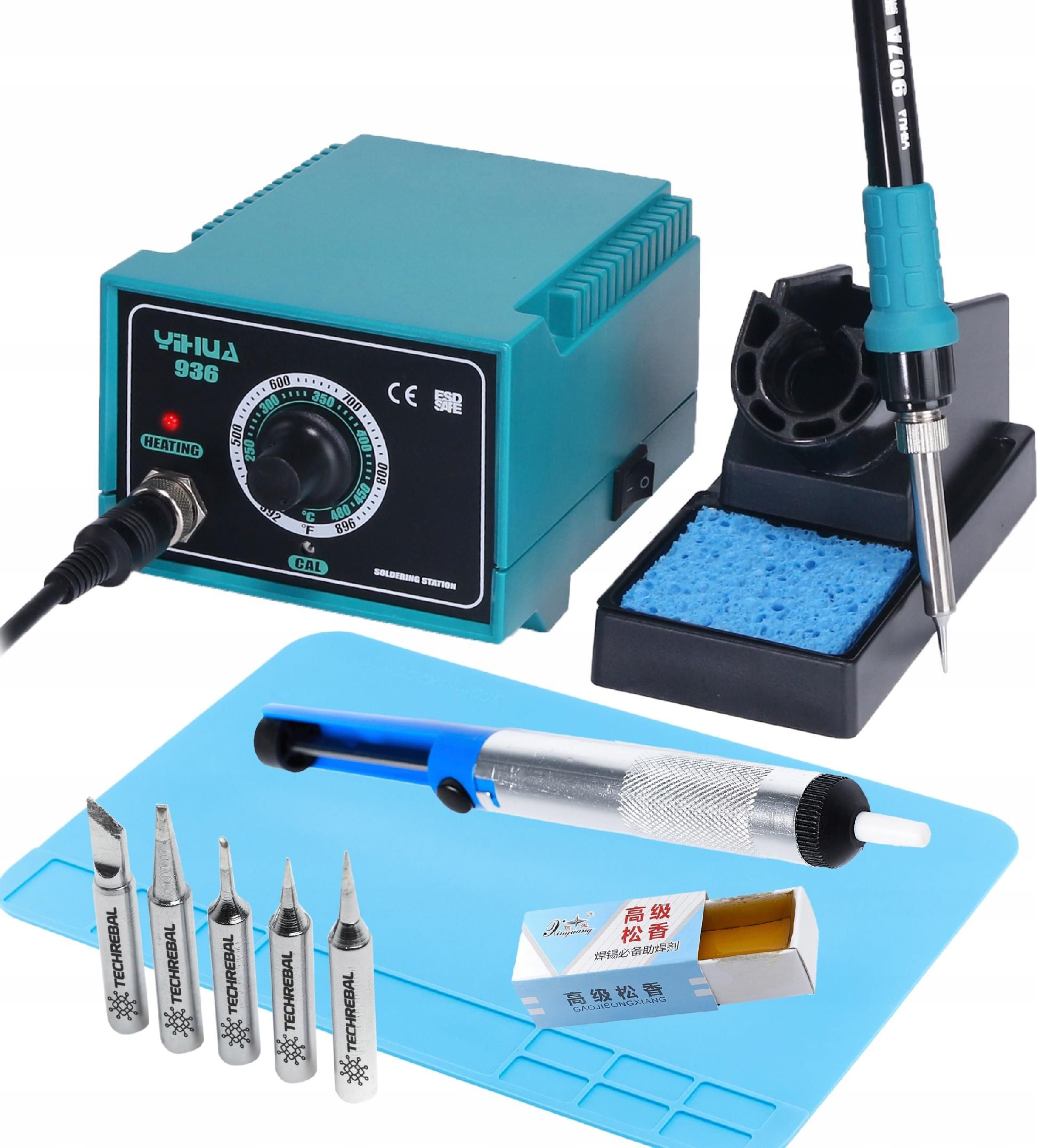 Techrebal Stacja lutownicza Yihua 936 KIT25