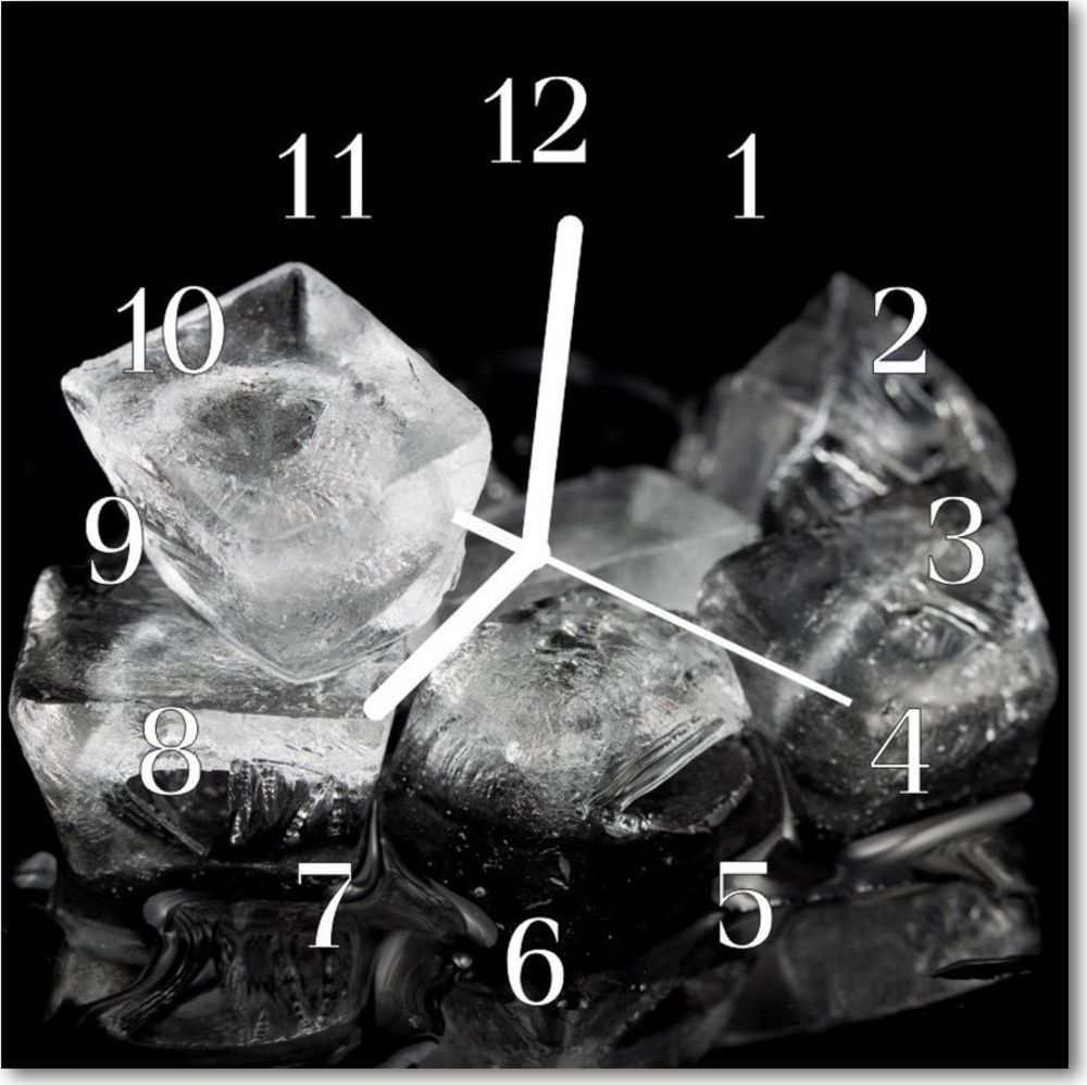 Tulup Zegar ścienny kwadrat Kostki lodu 30x30 cm -186437885