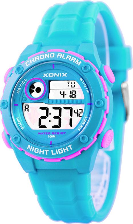 Zegarek Xonix Xonix Damski zegarek sportowy, pamięć pomiarów, budzik, podświetlenie, wielofunkcyjny, WR 100 m