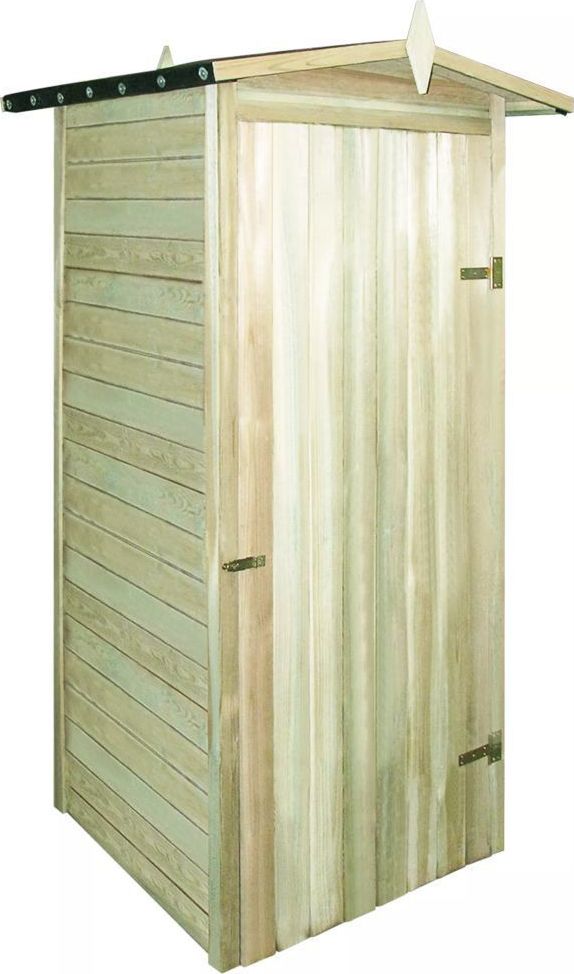 vidaXL szopa ogrodowa, impregnowane drewno sosnowe FSC, 100x100x210 cm (43328)