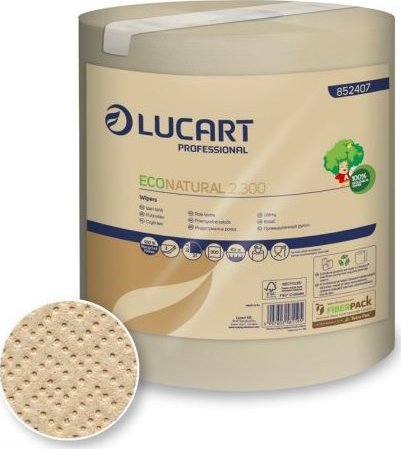 Karen Lucart EcoNatural 2.300 - Czyściwo w roli, 2 warstwy, 63 m, celuloza Fiberpack 1 rolka