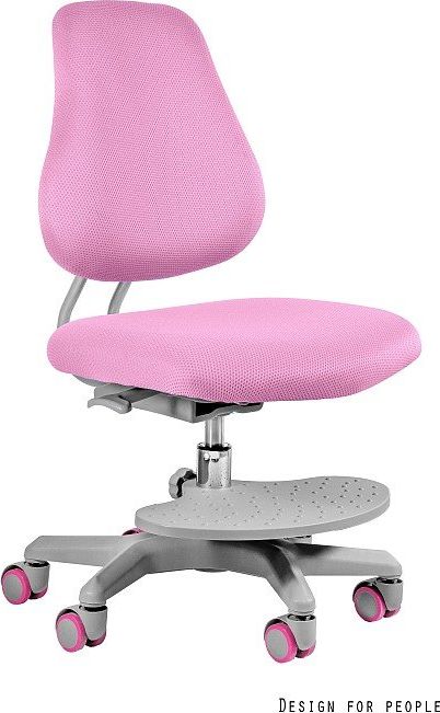 Krzesło biurowe Unique Lily Różowe