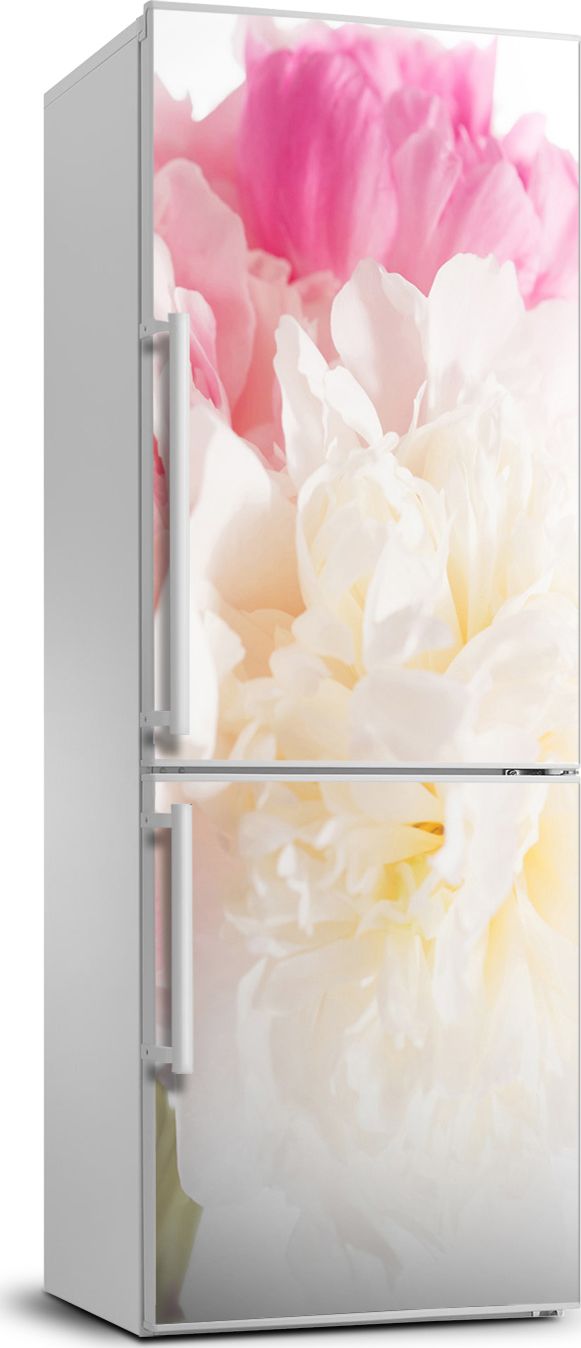 Tulup Naklejka samoprzylepna na lodówkę 70x190 cm Piwonia