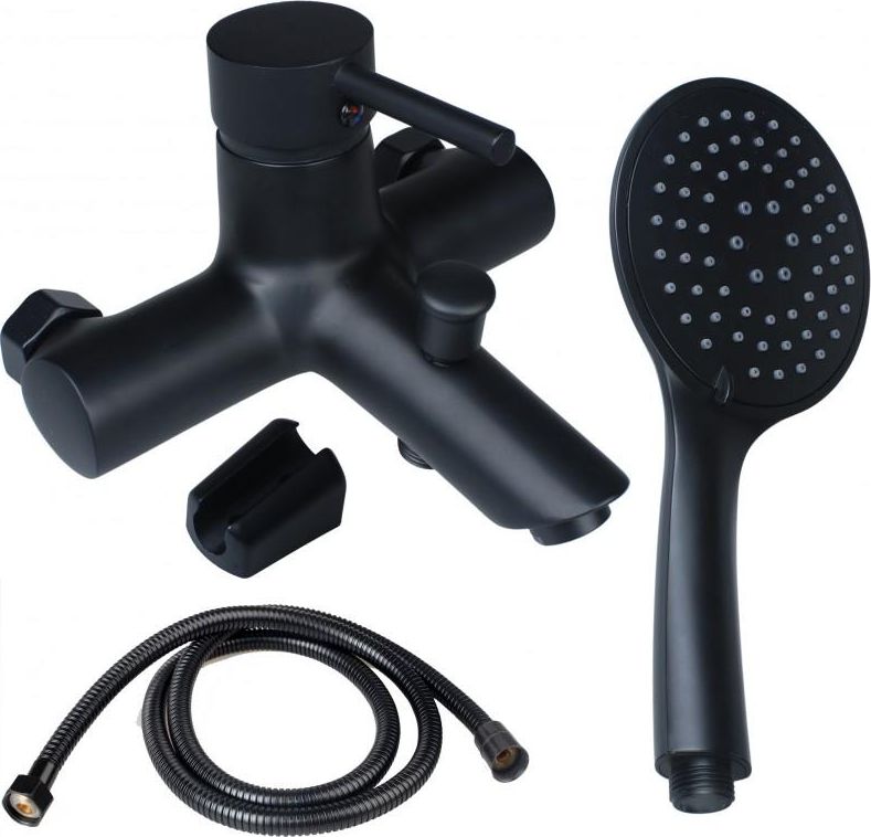 Bateria wannowa YokaHome Yoka ścienne czarny