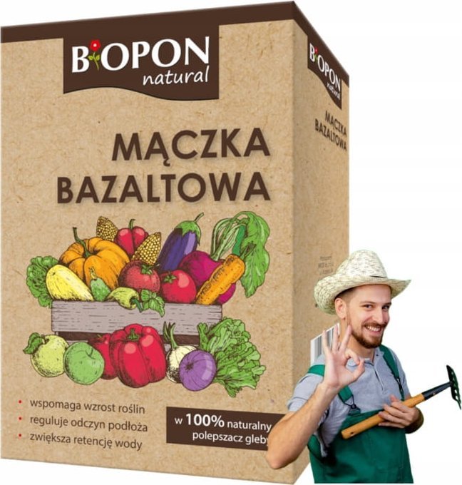 Mączka bazaltowa 1,2kg Naturalny polepszacz gleby