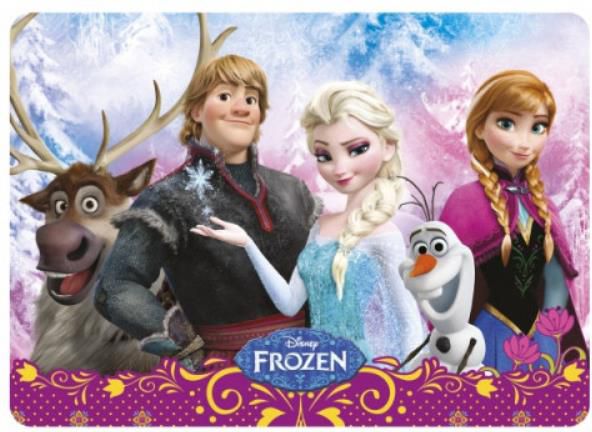 Derform Podkładka laminowana Kraina Lodu (DERF.PLAKL)