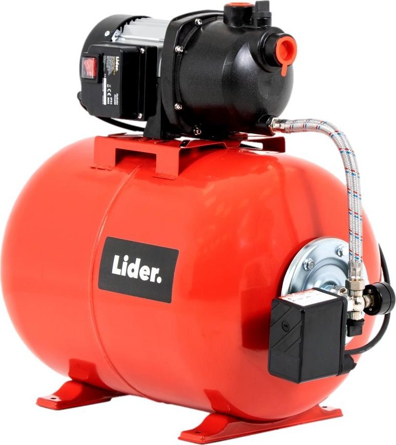 Lider LIDER FH1250 POMPA DO WODY HYDROFOROWA HYDROFOR ZE ZBIORNIKIEM 50L OGRODOWA DO NAWADNIANIA 1200W 4600 l/h