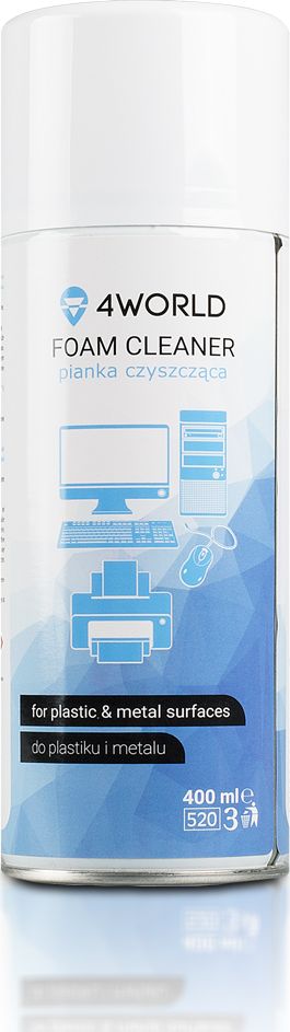 4World Pianka do czyszczenia plastików 400 ml (04837)