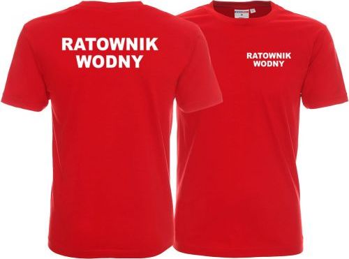 LPP - Promostars Koszulka męska RATOWNIK WODNY czerwona