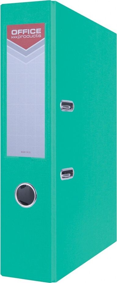 Segregator Office Products Officer 2-ringowy A4 75mm turkusowy (21011211-12)