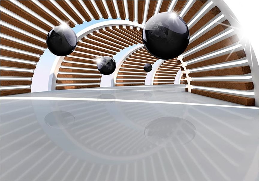 DecoNest Fototapeta - Podniebny tunel - 200X140