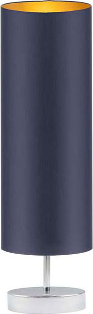 Lampa stołowa Lumes Lampka stołowa tuba na chromowanym stelażu - EX959-Sydnel - 5 kolorów Zielony