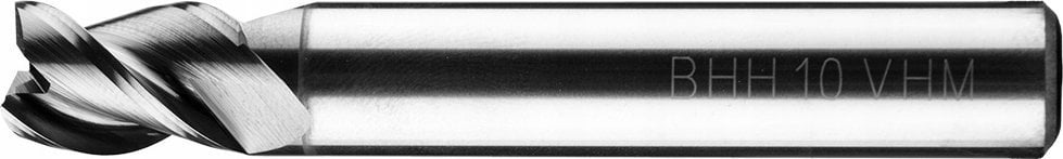 Frez węglikowy Baildon DIN 6527 K FWP3A 8 mm, VHM TiAlN, Z3, 58-9 mm