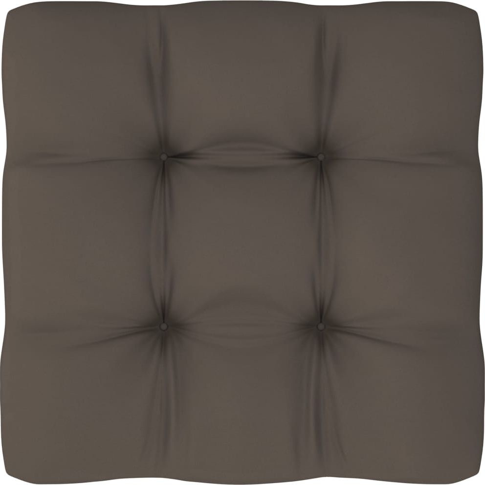 vidaXL Poduszka na sofę z palet, taupe 58x58x10 cm (314642)