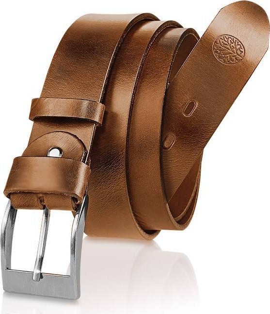 Betlewski Skórzany pasek BETLEWSKI LIC40-0 camelowy 90