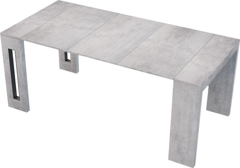 Selsey SELSEY Włoski stół rozkładany Roma 80x45-186 cm Beton