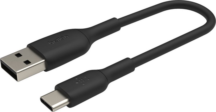 Kabel USB Belkin USB-A - USB-C 1 m Czarny (CAB001BT1MBK)