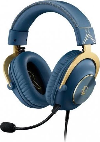 Słuchawki Logitech G Pro X League of Legends Niebieskie (981-001106)