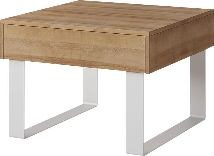 Selsey SELSEY Ława Kirdon 63,5x63,5 cm Dąb złoty